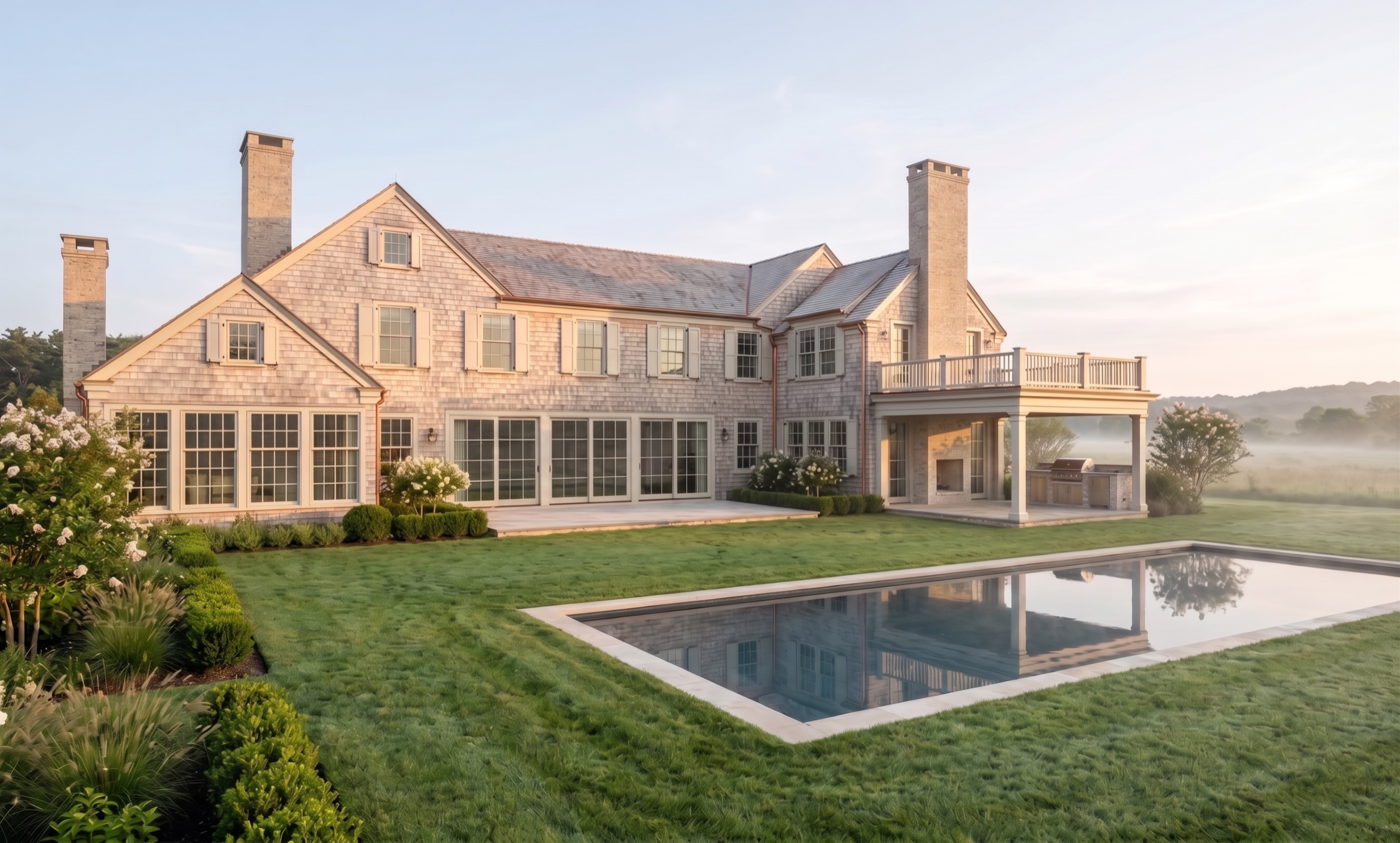 Design renderings for an upcoming coastal home nestled among farm fields and horse stables 

#coastalhome #cottagesgardens #hamptonscottagesandgardens #hamptons #architecture